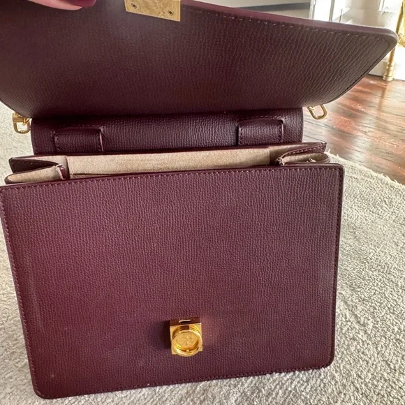 Polene Numéro Sept burgundy bag - Picture 8 of 8